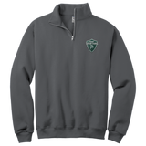 Biggby Spartans NuBlend 1/4-Zip Cadet Collar Sweatshirt