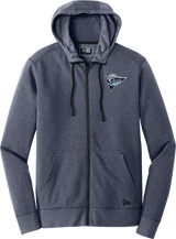 Ramapo Saints New Era Tri-Blend Fleece Full-Zip Hoodie